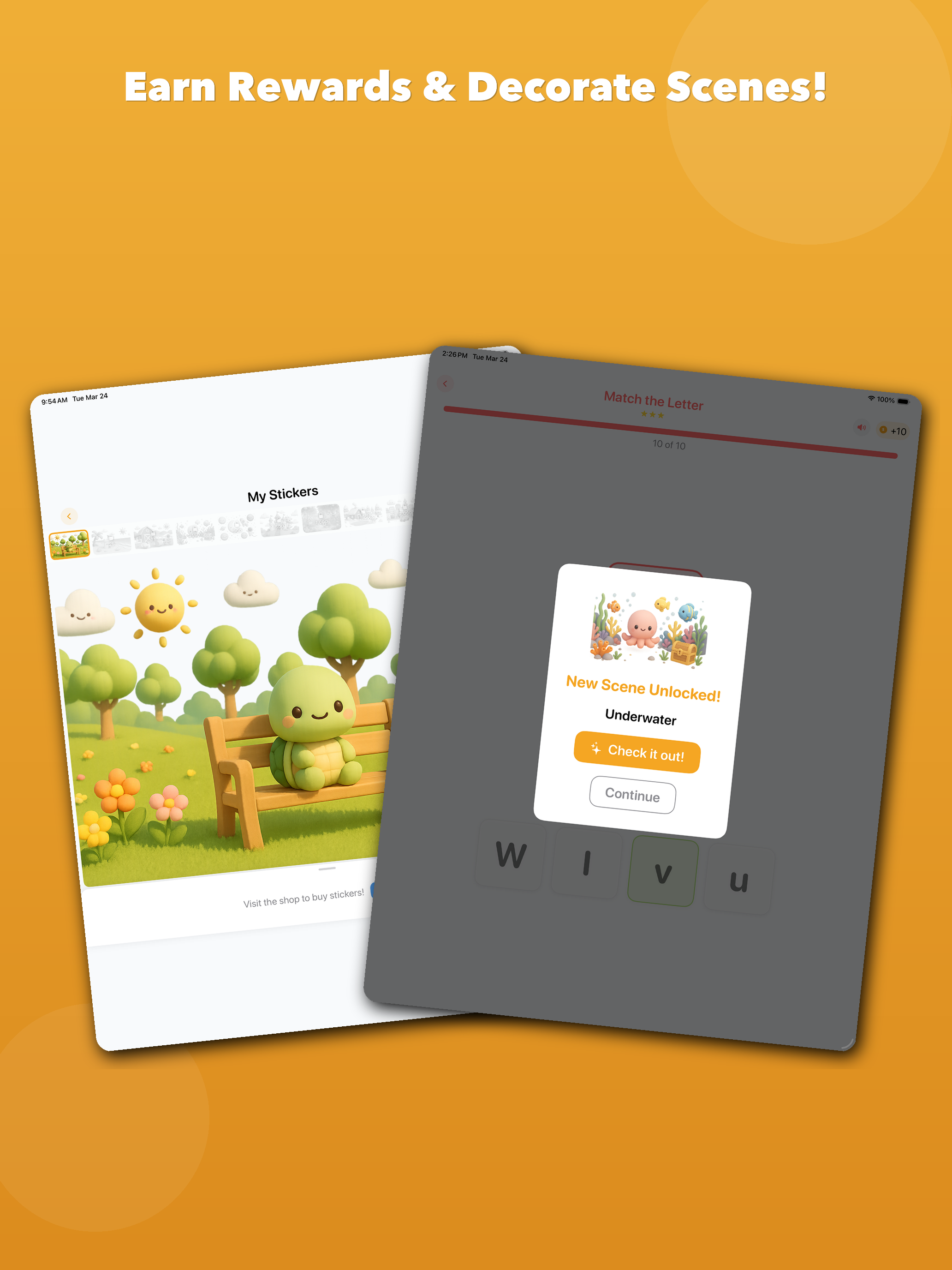 Totle app - Earn rewards and decorate scenes